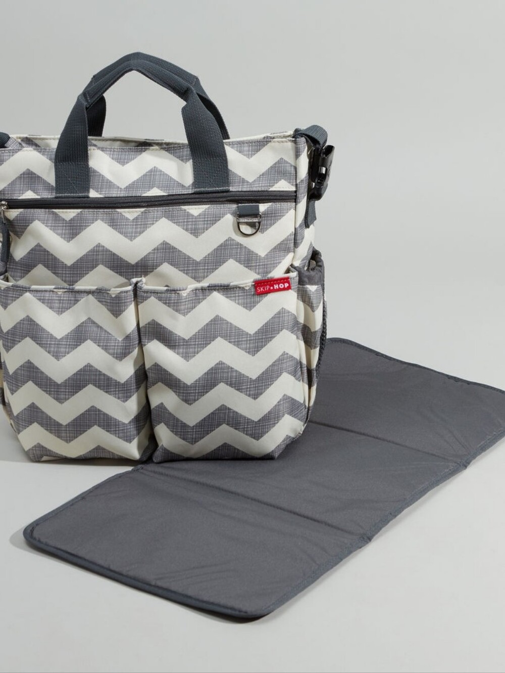 Skip Hop Diaper With Changing Pad Chevron Pattern